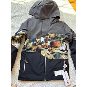 Obermeyer Boy's Axel Ski Jacket Size Medium (10/12) Amber Cloud  [COPY]